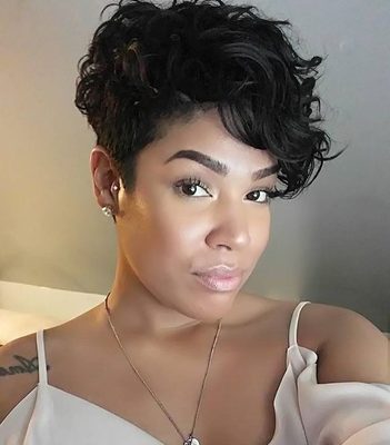 8 Inch Short Wigs For African American Women The Same As The Hairstyle In The Picture nm