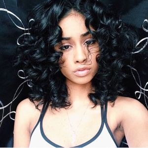  14 Inch Curly Wigs For African American Women The Same As The Hairstyle In The Picture ar