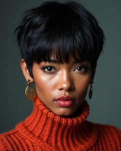 6 Inch Short Pixie Wigs For African American Women The Same As The Hairstyle In The Picture ss