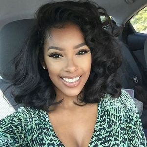 14 Inch Wavy Wigs For African American Women The Same As The Hairstyle In The Picture az