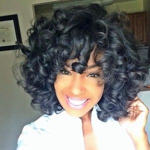 12 Inch Curly Wigs For African American Women The Same As The Hairstyle In The Picture cc
