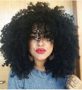 14 Inch Kinky Curly Wigs For African American Women The Same As The Hairstyle In The Picture gk