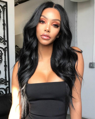 24 Inch Wavy Wigs For African American Women The Same As The Hairstyle In The Picture hf