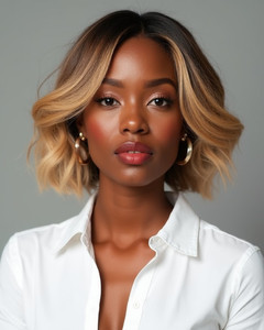10 Inch Wavy Bob Wigs For African American Women The Same As The Hairstyle In The Picture au