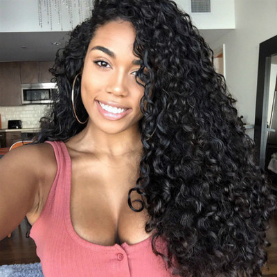 24 Inch Curly Wigs For African American Women The Same As The Hairstyle In The Picture oz