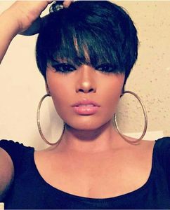 6 Inch Short Wigs For African American Women The Same As The Hairstyle In The Picture ei