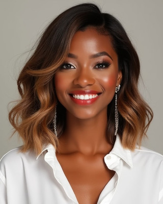 12 Inch Wavy Bob Wigs For African American Women The Same As The Hairstyle In The Picture sb