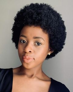 8 Inch Short Curly Wigs For African American Women The Same As The Hairstyle In The Picture qs