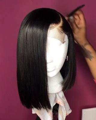 12 Inch Bob Wigs For African American Women The Same As The Hairstyle In The Picture nt