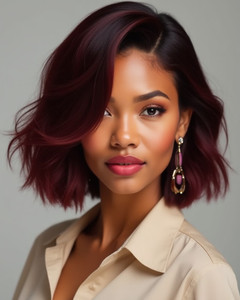 10 Inch Wavy Bob Wigs For African American Women The Same As The Hairstyle In The Picture sp