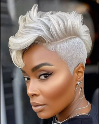 6 Inch Short Wigs For African American Women The Same As The Hairstyle In The Picture re