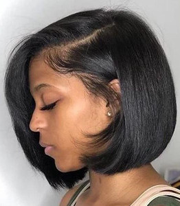10 Inch Short Bob Wigs For African American Women The Same As The Hairstyle In The Picture qz