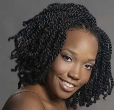 12 Inch Braided Wigs For African American Women The Same As The Hairstyle In The Picture iq