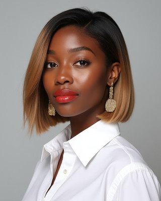 10 Inch Short Bob Wigs For African American Women The Same As The Hairstyle In The Picture sa