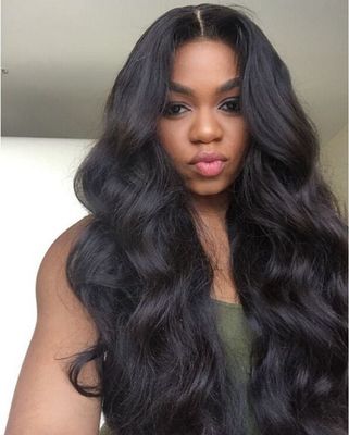 24 Inch Wavy Wigs For African American Women The Same As The Hairstyle In The Picture he