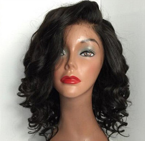 12 Inch Wavy Medium Wigs For African American Women The Same As The Hairstyle In The Picture mj