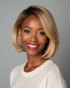10 Inch Straight Bob Wigs For African American Women The Same As The Hairstyle In The Picture cf