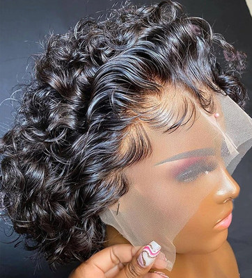 6 Inch Short Curly Wigs For African American Women The Same As The Hairstyle In The Picture tl