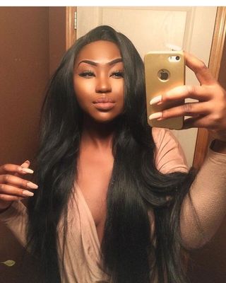 24 Inch Straight Long Wigs For African American Women The Same As The Hairstyle In The Picture gt
