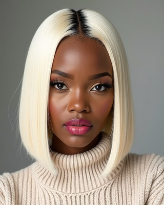 12 Inch Straight Bob Wigs For African American Women The Same As The Hairstyle In The Picture rq