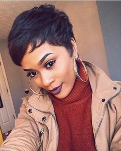 6 Inch Short Wigs For African American Women The Same As The Hairstyle In The Picture ek