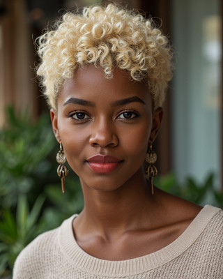 6 Inch Short Curly Wigs For African American Women The Same As The Hairstyle In The Picture su