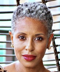 6 Inch Short Gray Wigs For African American Women The Same As The Hairstyle In The Picture vf