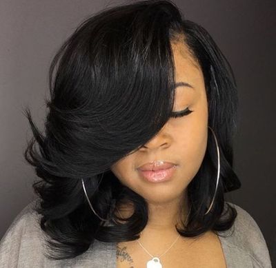 12 Inch Wavy Wigs For African American Women The Same As The Hairstyle In The Picture dd