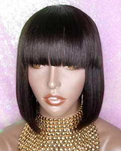 10 Inch Bob Wigs For African American Women High Quality Popular Natural Fashion Wigs ql