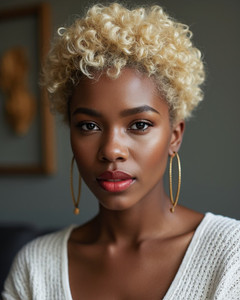 6 Inch Short Curly Wigs For African American Women The Same As The Hairstyle In The Picture mg