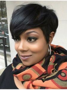 6 Inch Short Wigs For African American Women The Same As The Hairstyle In The Picture oi