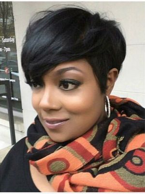 6 Inch Short Wigs For African American Women The Same As The Hairstyle In The Picture oi