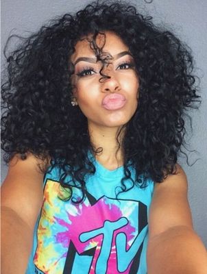 14 Inch Kinky Curly Wigs For African American Women The Same As The Hairstyle In The Picture oq