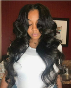 24 Inch Wavy Wigs For African American Women The Same As The Hairstyle In The Picture bo