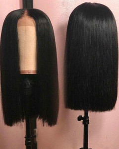14 Inch Straight Bob Wigs For African American Women The Same As The Hairstyle In The Picture dm