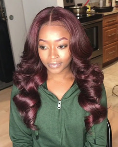 24 Inch Wavy Long Wigs For African American Women The Same As The Hairstyle In Picture bg
