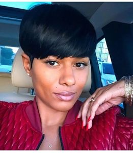 6 Inch Short Wigs For African American Women The Same As The Hairstyle In The Picture fk